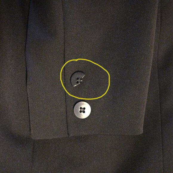 Georgiou Studio Black Long Jacket, Size 10 - Picture 9 of 9